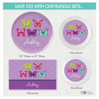 Bright Butterflies Kids Placemat