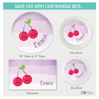 Yummy Cherries Kids Placemat