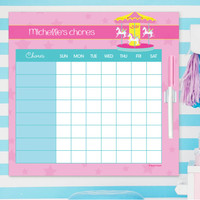 Sweet Carousel Chore Chart For Teens