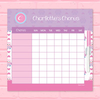Owl Love Chore Chart For Teens