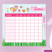 A Butterfly Field Summer Chore Chart