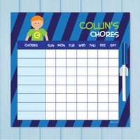 Super Boy Chore Chart