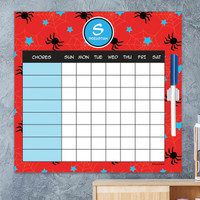 Fun Spider Web Chore List For Kids