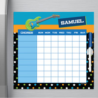Guitar Sounds Toddler Chore Chart