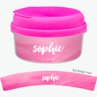 Bold Colorful Name Snack Bowl