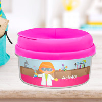 Cute Scientist Girl Snack Bowl