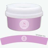 A Shiny Purple Letter Snack Bowl