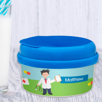 Boy Doctor's Visit Snack Bowl