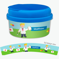 Boy Doctor's Visit Snack Bowl