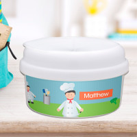 A Boys Chef's Taste Snack Bowl