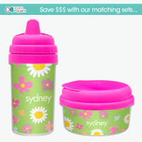 Field Of Flowers Green Transition Sippy Cup