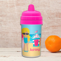 Beach Girl No Spill Sippy Cup