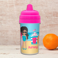 Beach Girl No Spill Sippy Cup