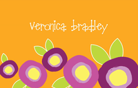 Bundle Of Mod Flowers Gift Tag