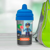 No Spill Sippy Cup with Police Duty