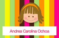 Pink Wonder Of Stripes Gift Tag