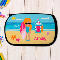 Beach Girl Pencil Case