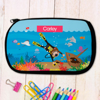Under The Sea Girl Pencil Case