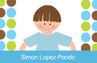 Hi There My Name Is Simon Gift Tag