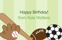 Ready To Play Some Sports Gift Tag