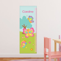 Cute And Sweet Butterfly Growth Chart