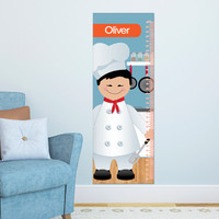 A Boys Chef's Taste Kids Growth Chart