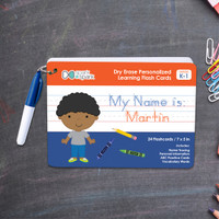ABC Dry Erase Practice Cards for Boys