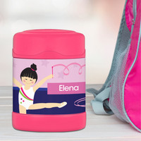 Cute Gymnast Girl Thermos Food Jar