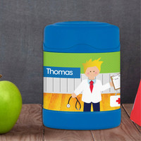 Boy Doctor's Visit Thermos Food Jar