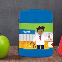 Boy Doctor's Visit Thermos Food Jar