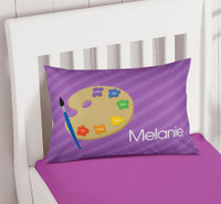 Ready For Art Purple Pillowcase Cover