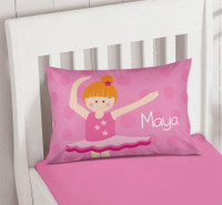 Love for Ballet Pillowcase Cover