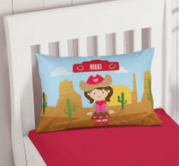 Cowgirl Pillowcase Cover