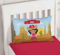Cowgirl Pillowcase Cover