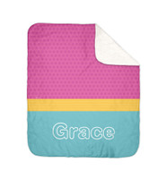 Modern Mint Sherpa Blanket