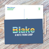 Fun Stripes Boy Postcards