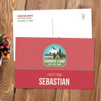 Live, Love, Camp Red Postcards