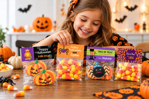 Halloween Fun for Little Ones: Safe Trick-or-Treating, Sweet Classroom Ideas & Personalized Treat Bags