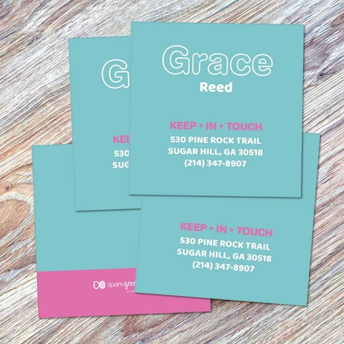 Modern Mint Calling Cards