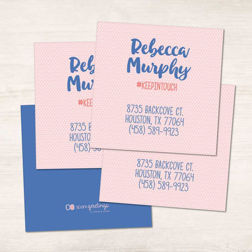 Cute Minimalist Name Calling Cards