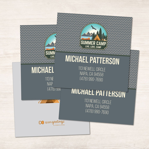 Live, Love, Camp Gray Calling Cards