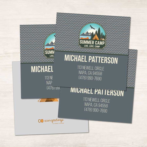 Live, Love, Camp Gray Calling Cards