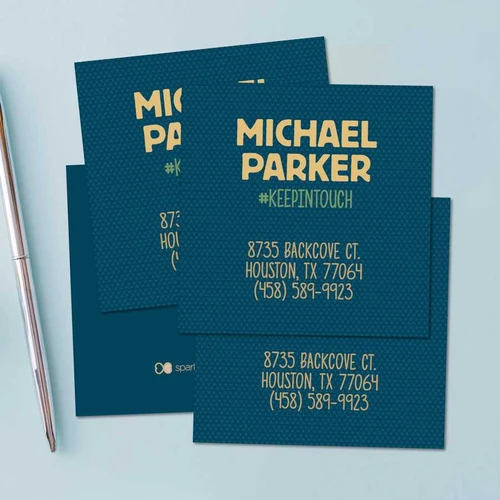 Midnight Green Calling Cards