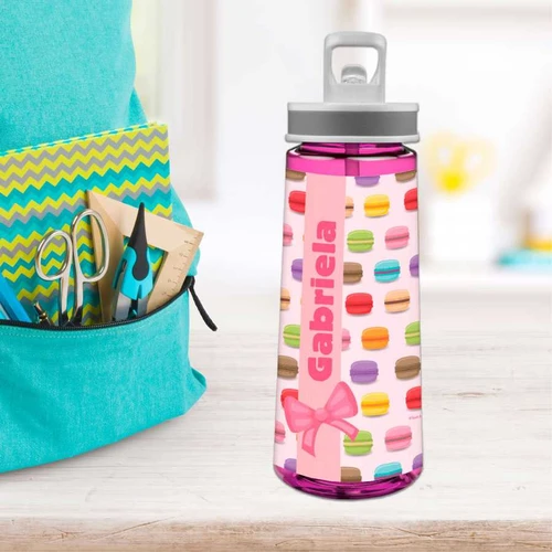 Yummy Macaroons Sports Water Bottle