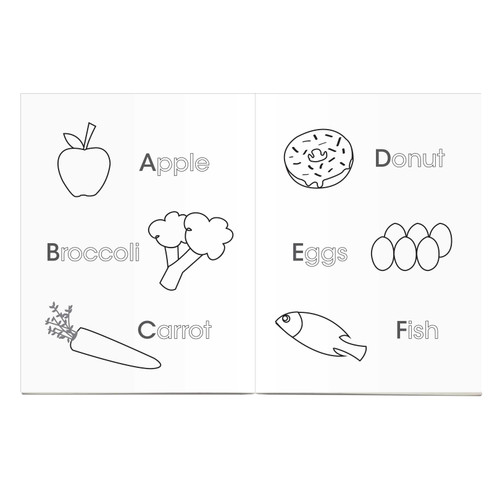 A Boy Chef Coloring Story Book