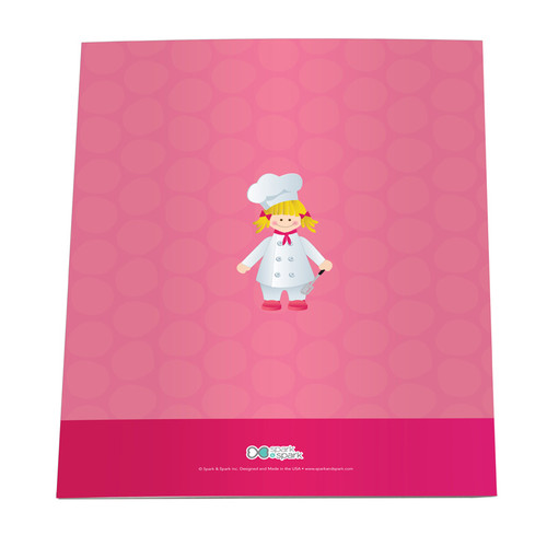 A Girl Chef Coloring Story Book