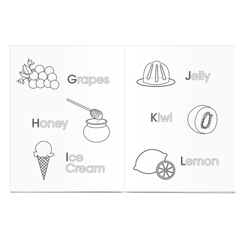 A Girl Chef Coloring Story Book