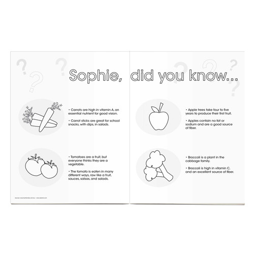 A Girl Chef Coloring Story Book
