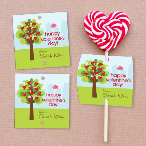 A Tree Of Love Lollipop Cards Set
