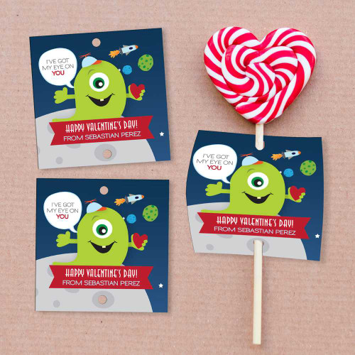 My Eye Is On You Lollipop Cards Set